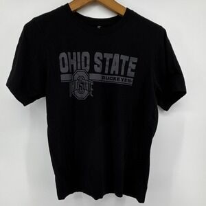 Colosseum Men's Ohio State Buckeyes Black T-Shirt Size L NCAA Fan Apparel